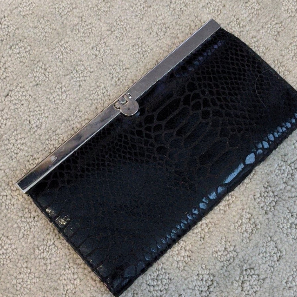 Faux Leather Clutch